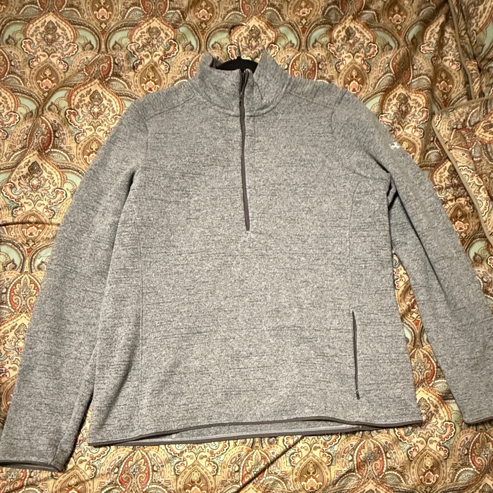 Under Armour Men's Zip-Up Gray Sweater Xl
